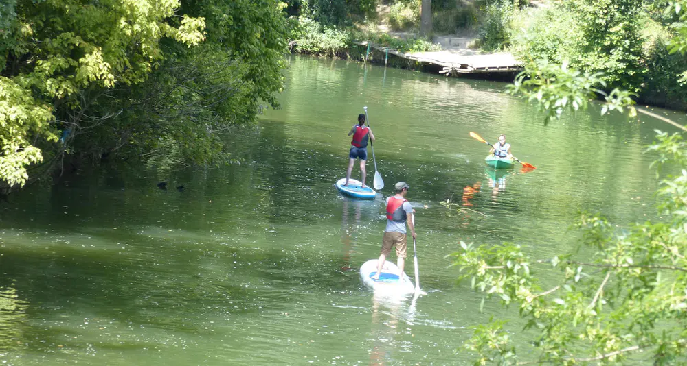 Stand-up paddle et kayak sur le Vidourle - Photo by diegoenfrance.com